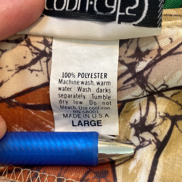 1980s Copy Cats 2pc Poly Print Skirt set - Picture 5 of 5